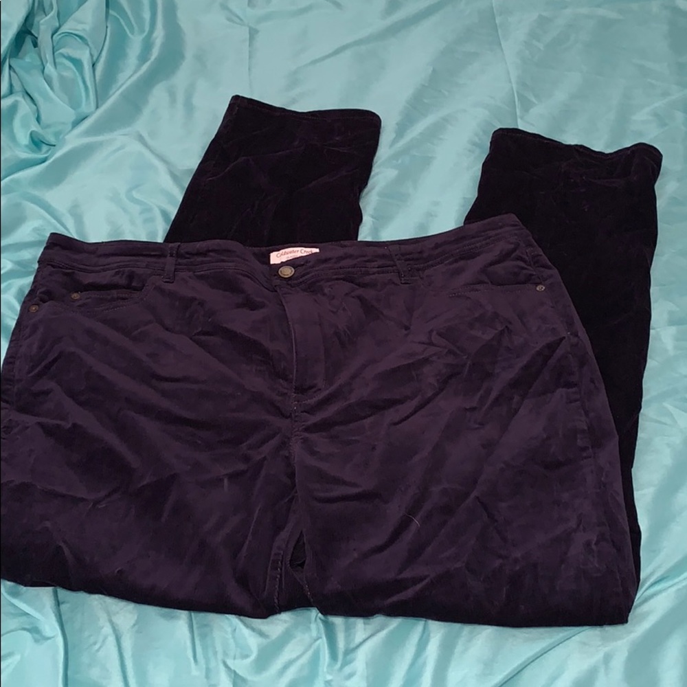 Coldwater Creek Navy Corduroy pants